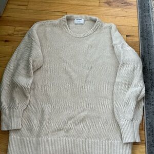 Ladies cream sweater